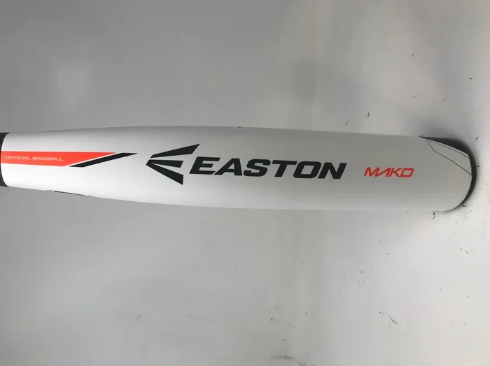 Barely Used Easton Mako SL15MK10B 29/19 Orange/White Senior League Baseball Bat