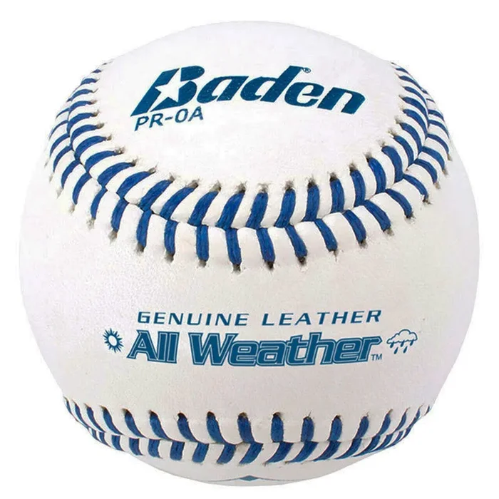 BASEBALL ALL-WEATHER, LEATHER COVER, RAISED SEAM – DOZEN