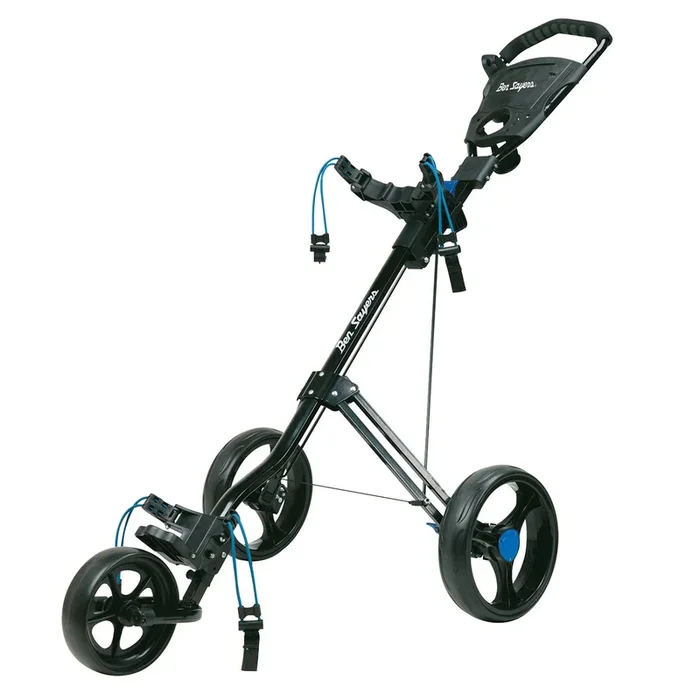 Ben Sayers D3 Push Trolley – Black/Blue