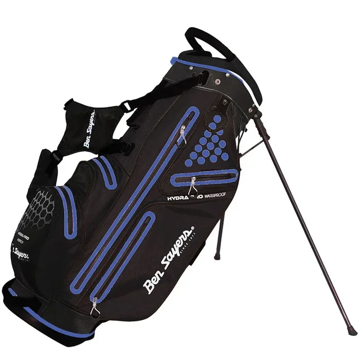Ben Sayers Hydra Pro Waterproof Stand Bag – Black/Purple