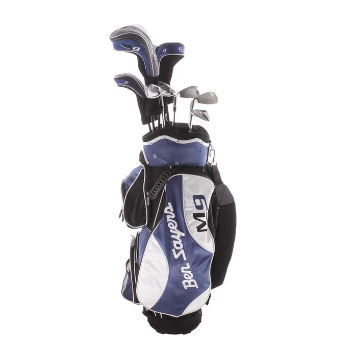 Ben Sayers M9 Steel Men’s Right Hand Driver,3 Wood 5 Wood 4Hybrid 5-SW Plus Cart Bag Regular – Ben Sayers