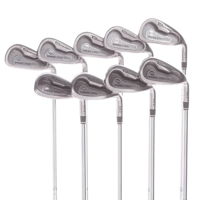 Benross Spring Stel VX-2 Steel Mens Right Hand Irons 3-SW Regular – True Temper Dynalite