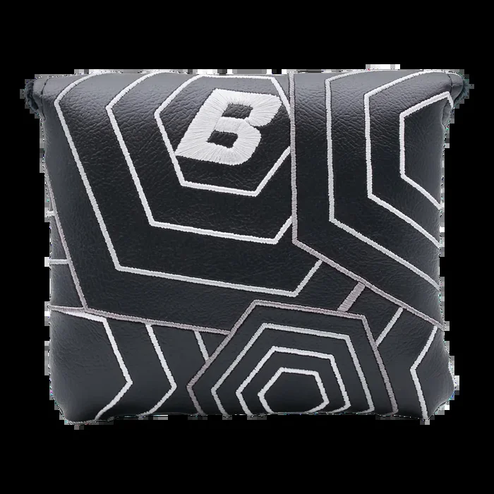 Bettinardi Black and White Dilated Hexes Mallet Putter Headcover