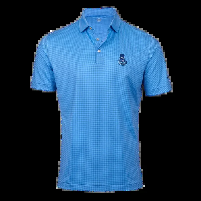 Bettinardi Peter Millar Gangster Cat Gingham Performance Jersey Polo