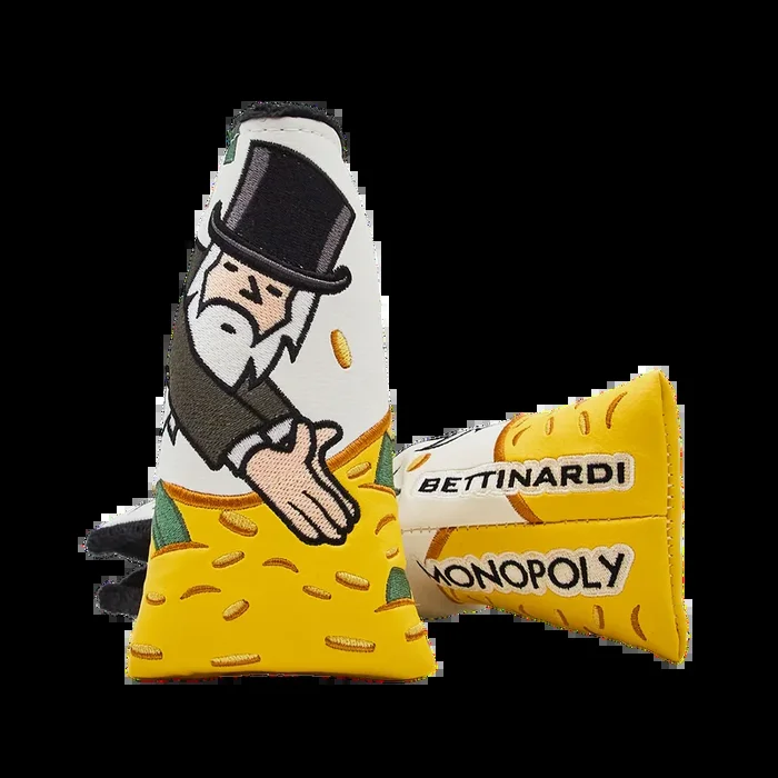 Bettinardi x MONOPOLY Wizard Jumping in Money Blade Putter Headcover