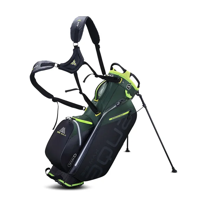 Big Max Aqua Eight G Waterproof Stand Bag – Forest Green/Black/Lime