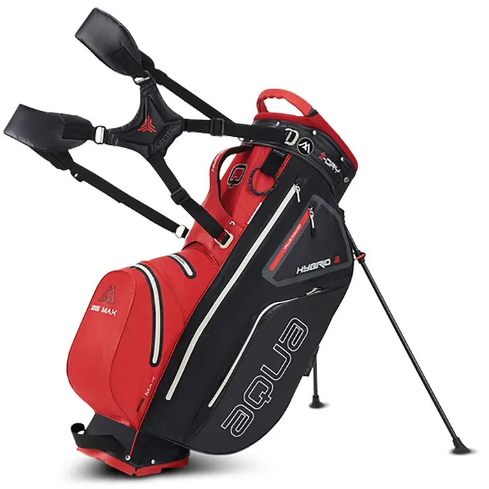 Big Max Aqua Hybrid 3 Stand Bag – Red/Black