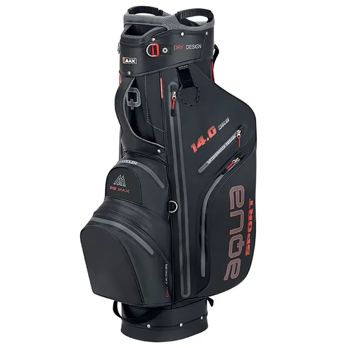 BIG MAX Aqua Sport 3 Waterproof Cart Bag – Black