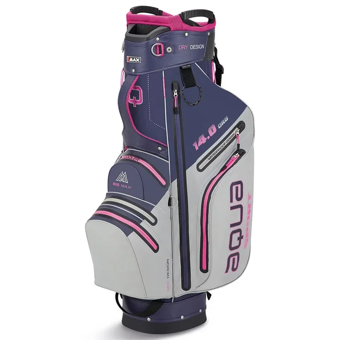 Big Max Aqua Sport 3 Waterproof Cart Bag – Steel/Blue Fuchsia