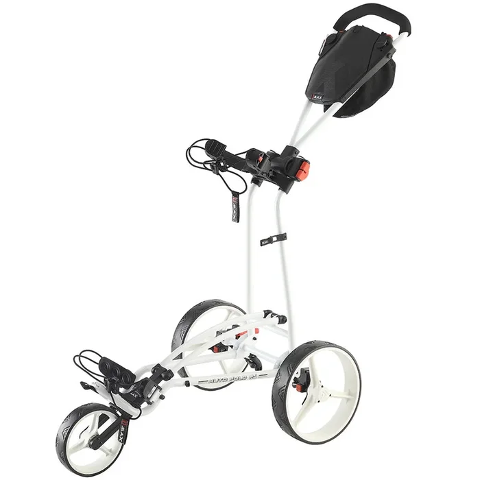 Big Max Autofold FF 3-Wheel Push Trolley – White