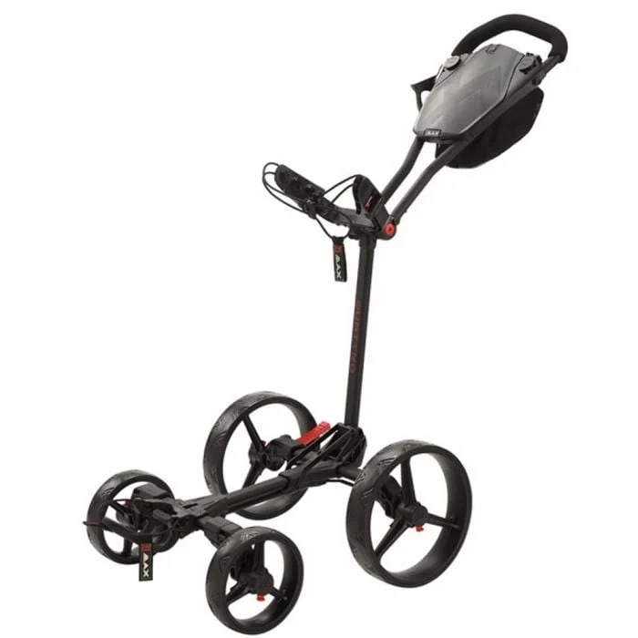 Big Max Blade Quattro 4-Wheel Push Trolley – Black