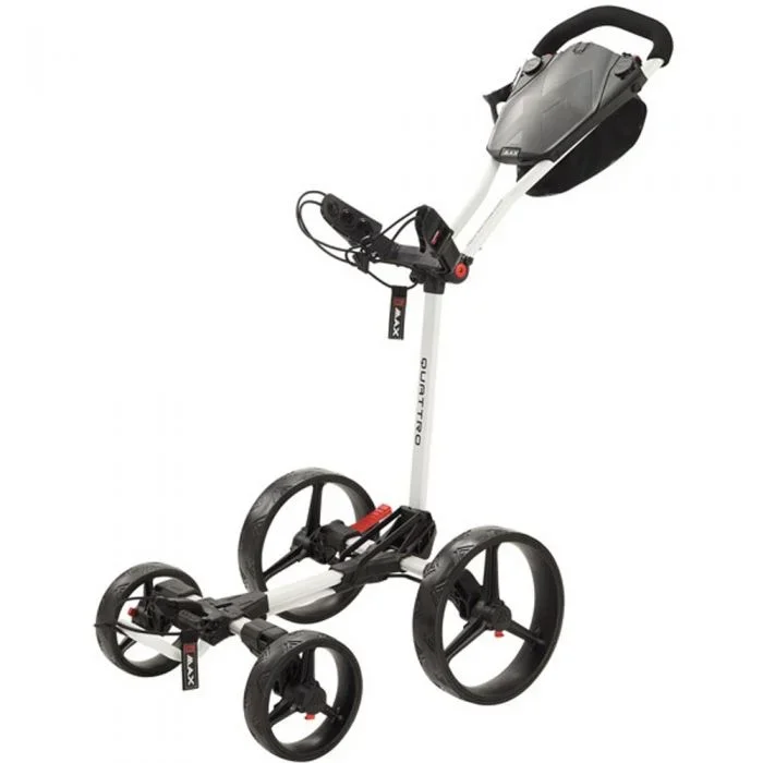 Big Max Blade Quattro 4-Wheel Push Trolley – White/Black