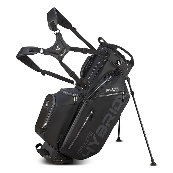 Big Max Dri Lite Hybrid Plus Stand Bag – Black