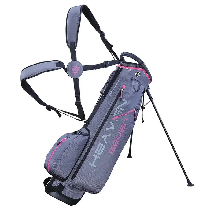 Big Max Heaven 7.0 Stand Bags – Charcoal/Fuchsia