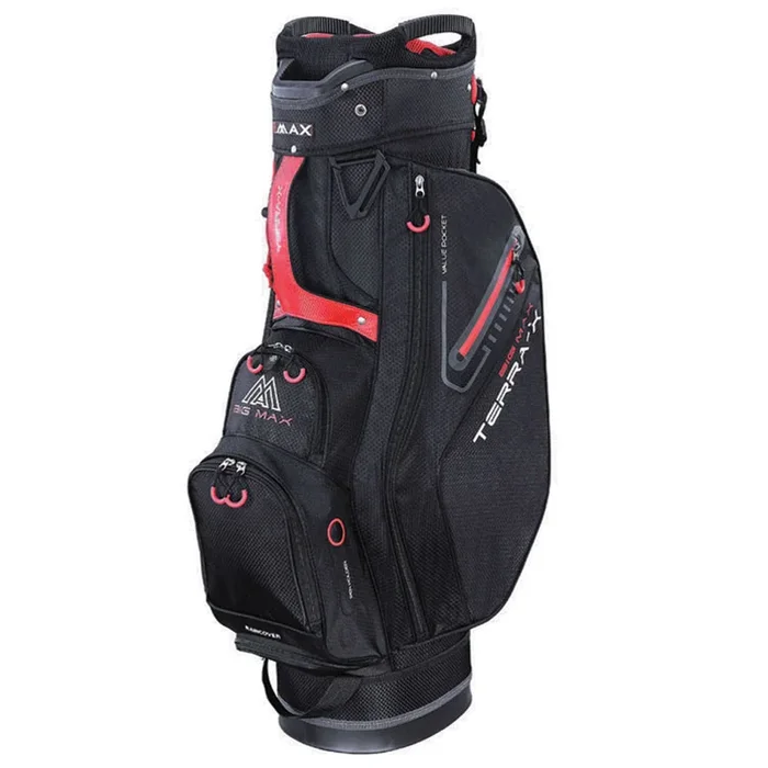 Big Max Terra X Cart Bag – Black/Red
