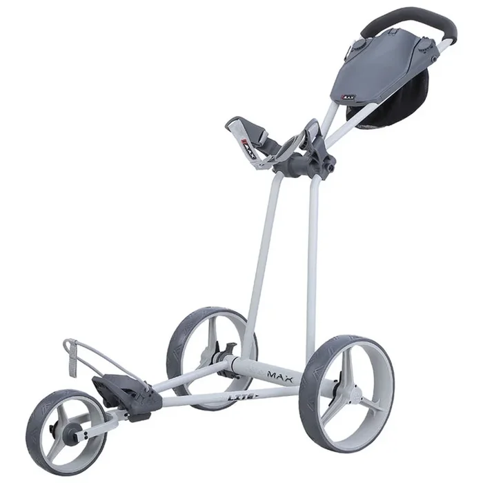 Big Max Ti-LITE 3-Wheel Push Trolley – Grey