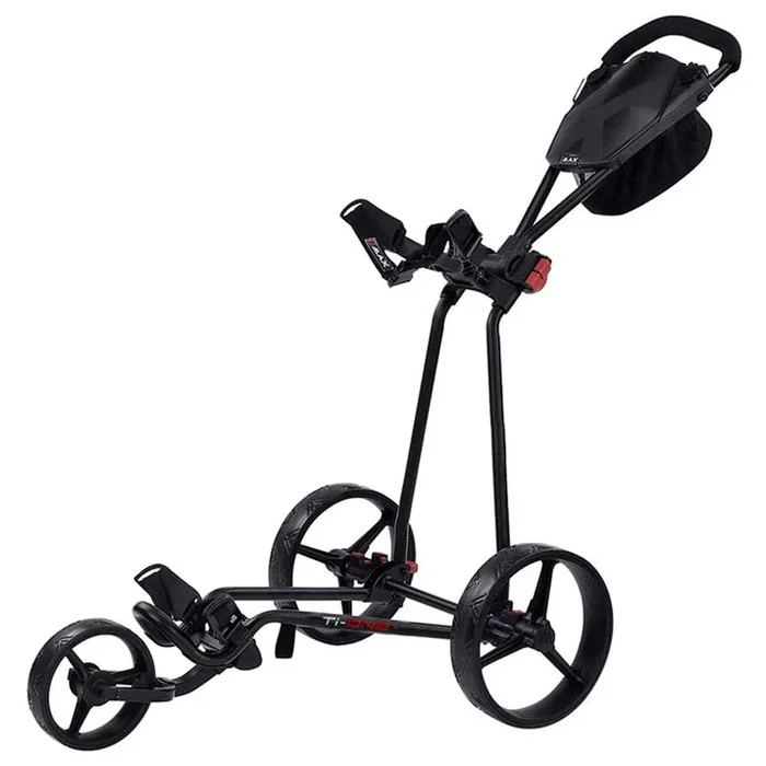 Big Max Ti-ONE 3-Wheel Push Trolley – Phantom Black