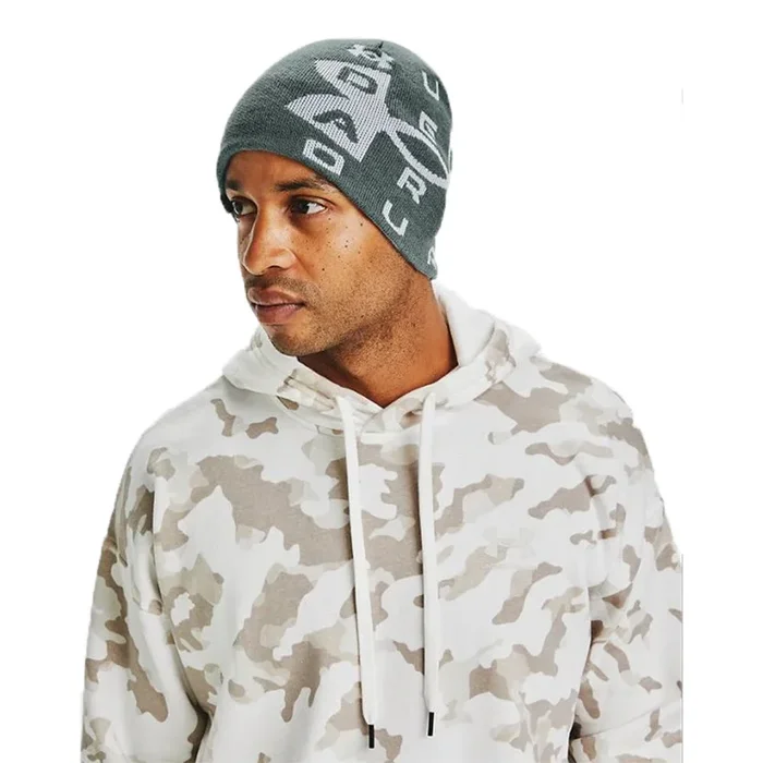 Billboard Under Armour Billboard Reversible Beanie – Lichen Blue/Halo Grey/Black