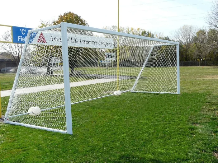 Bison All Aluminum No Tip Portable Soccer Goals (Official Size)