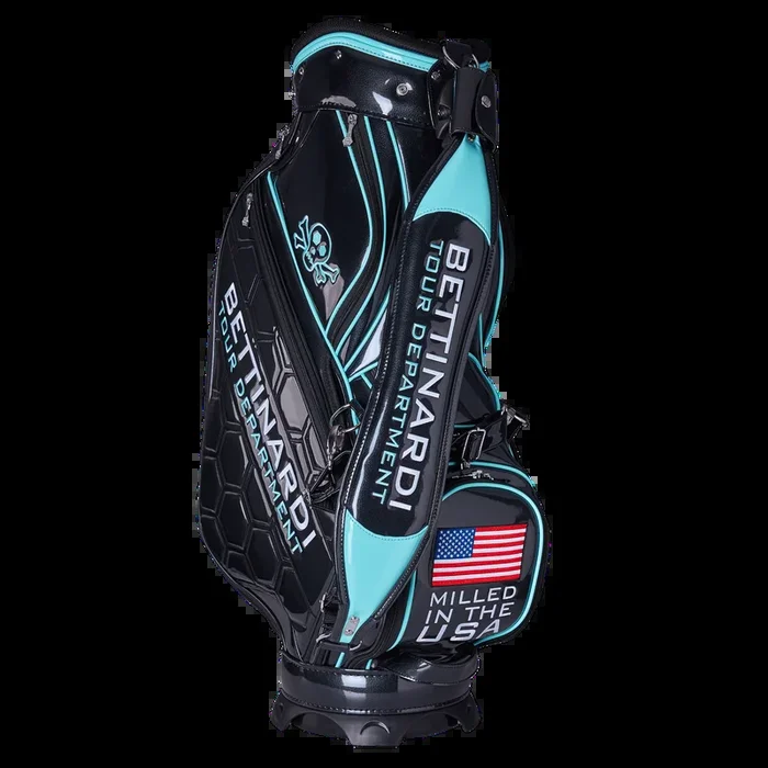 Black and Tiffany Skull Tour Staff Bag