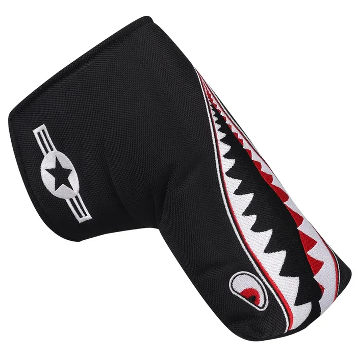 Black Oxford Shark Magnet Blade Putter Cover