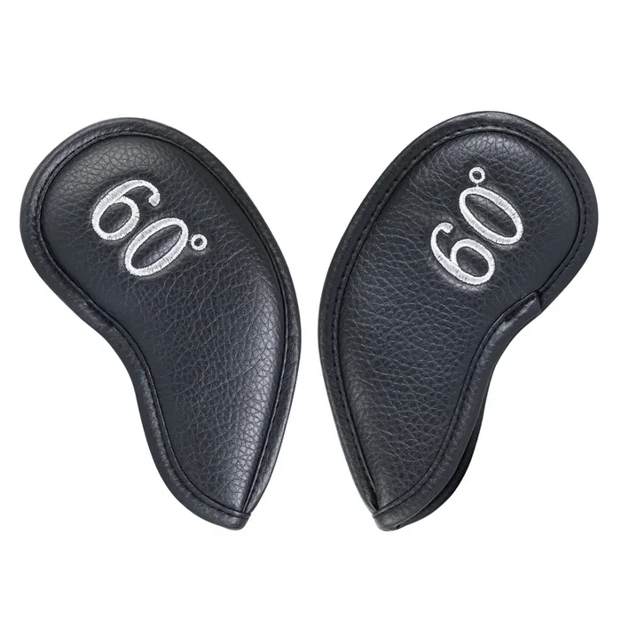 Black PU Double Side Wedge Cover 1pcs 60¡ã Head Cover