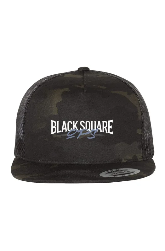 Black Square OPS Multicam Trucker Cap