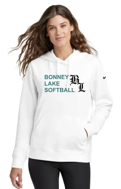Bonney Lake Softball Ladies Nike Club Fleece Hoodie