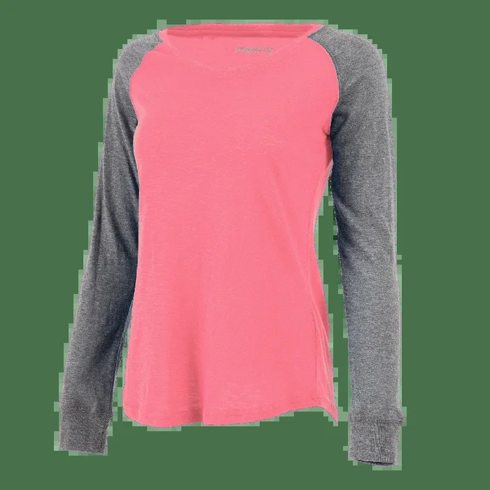 Boxercraft Women’s Preppy Patch Slub Long Sleeve T-Shirt