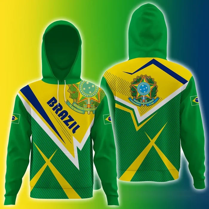 Brazil Flag Sport Hoodies – Fanshubus.com