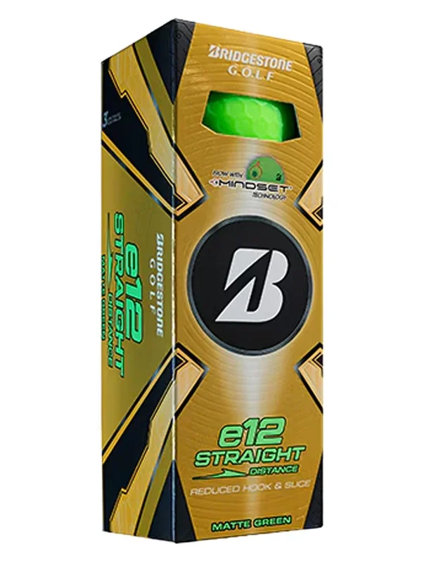 Bridgestone e12 Straight Golf Balls Sleeve – Matte Green