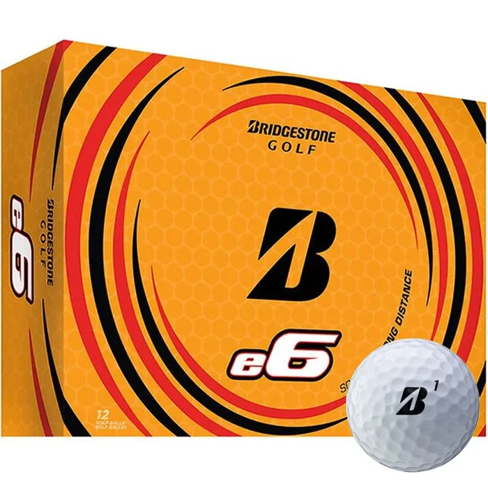 Bridgestone E6 Golf Balls – White – 12 Pack