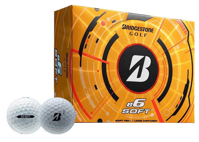 Bridgestone E6 Soft White Golf Balls – Dozen