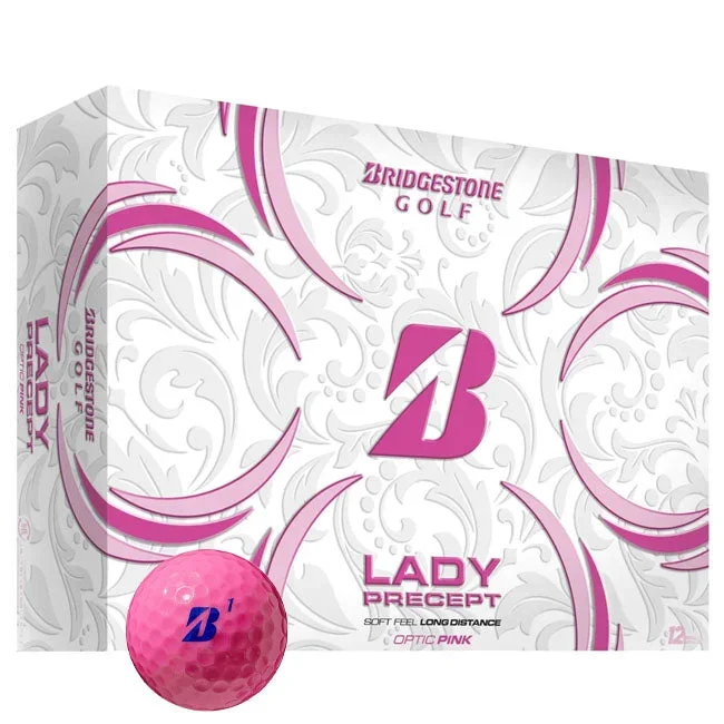 Bridgestone Lady Precept Golf Balls – Pink – 12 Pack