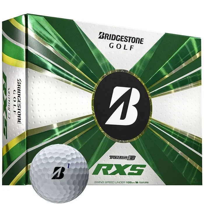 Bridgestone Tour B RXS Golf Balls – White – 12 Pack