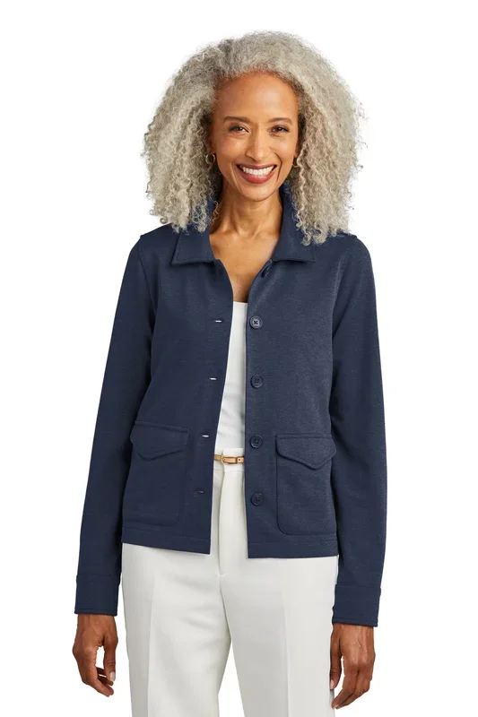 Brooks Brothers Women’s Mid-Layer Stretch Button Jacket. BB18205