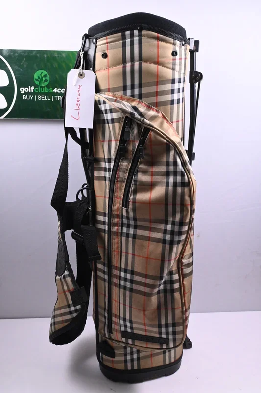 Burberry Nova Check Stand Bag / 4-Way Divider / Tartan / Damaged Top Divider