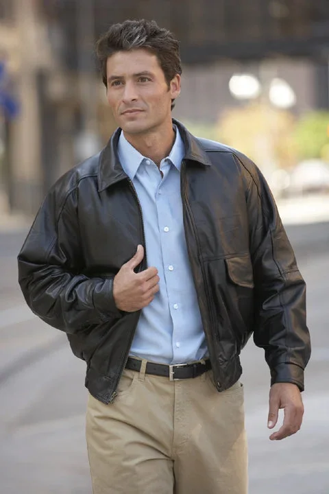 Burk’s Bay Men’s Buffed Bomber Black
