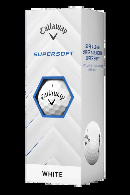 Callaway 2025 Supersoft Golf Balls – White Sleeve