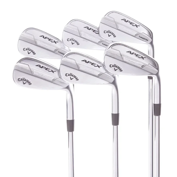 Callaway Apex Pro Forged Steel Men’s Right Hand Irons 5-PW Stiff – NS Pro 950