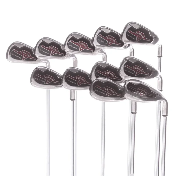 Callaway Big Bertha (2006 Series) Steel Men’s Right Irons 3-PW+AW+SW+LW Regular – Callaway Big Bertha