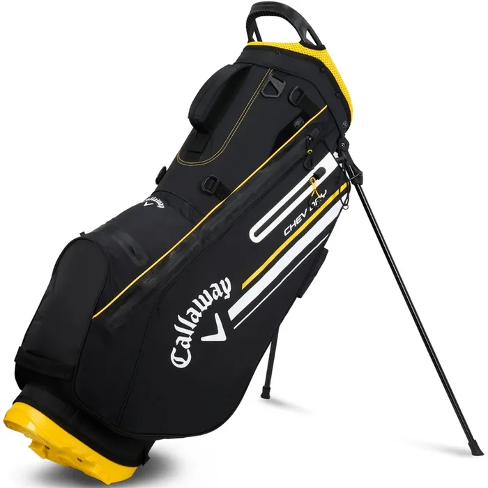 Callaway Chev Dry Waterproof Stand Bag – Black/Golden Rod