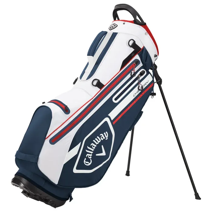 Callaway Chev Dry Waterproof Stand Bag – Navy/White/Red