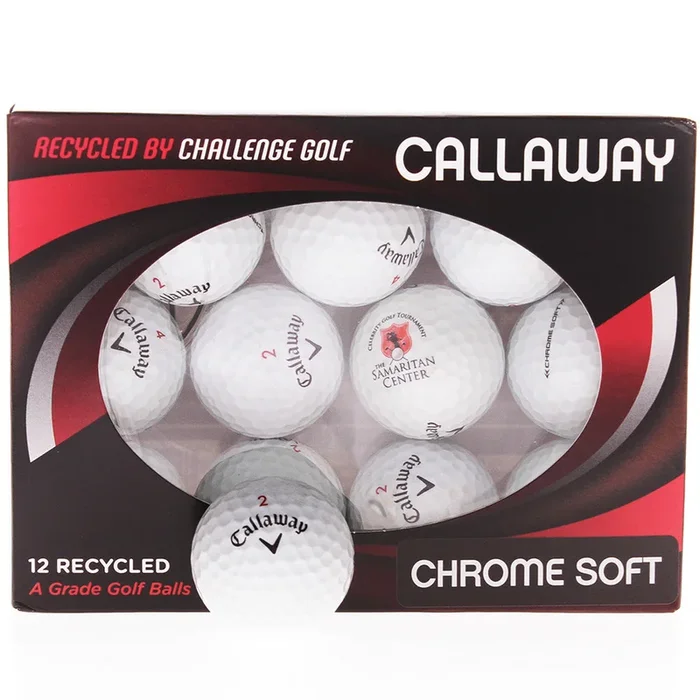 Callaway Chromesoft Refurbished A-Grade Golf Balls – 12 Pack – White