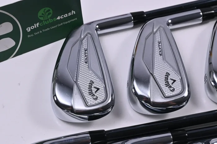 Callaway Elyte Irons / 4-PW / Regular Flex UST Mamiya HX Recoil Dart 80 Shaft