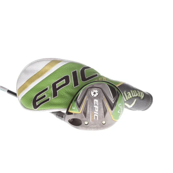 Callaway Epic Flash Graphite Mens Right Hand Fairway 3 Wood 15* Extra Stiff – Tensei AV Blue 75 X