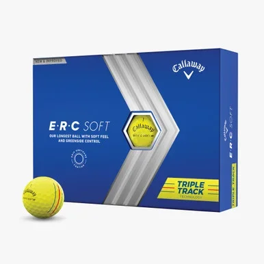 Callaway ERC Triple Track Soft Golf Balls Yellow – Dozen