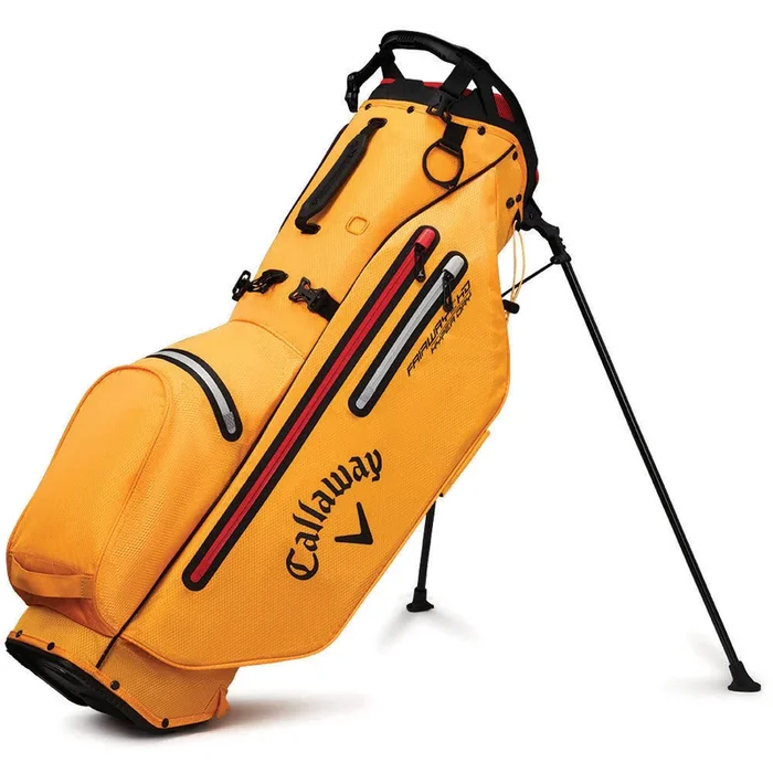 Callaway Fairway C Hyper Dry Waterproof Stand Bag – Gold/Fire Red