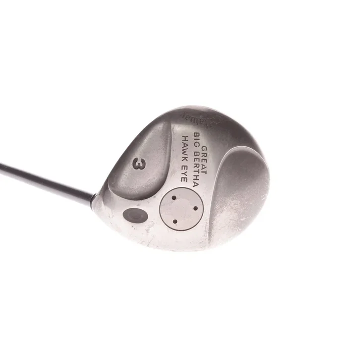 Callaway Great Big Bertha Hawk Eye Graphite Men’s Right Hand Fairway 3 Wood 15 Degree Regular – Callawy Golf Hawk Eye UL