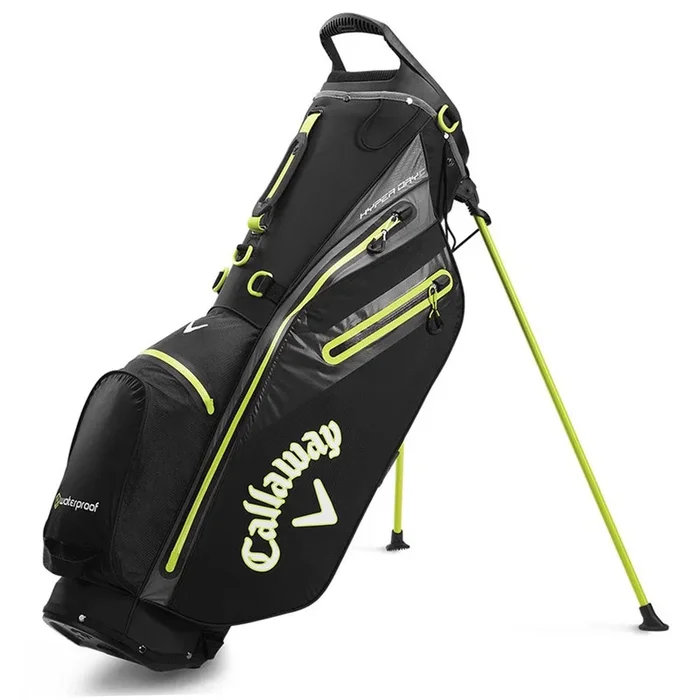 Callaway Hyper Dry C Stand Bag – Black/Charcoal/Yellow
